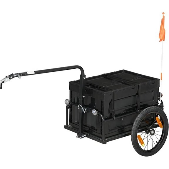 bike cargo trailer storage