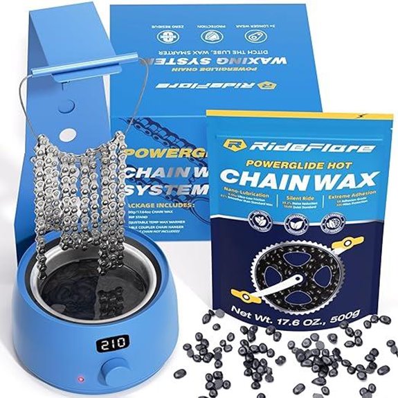 RideFlare Bicycle Chain Waxing System with Temperature Control