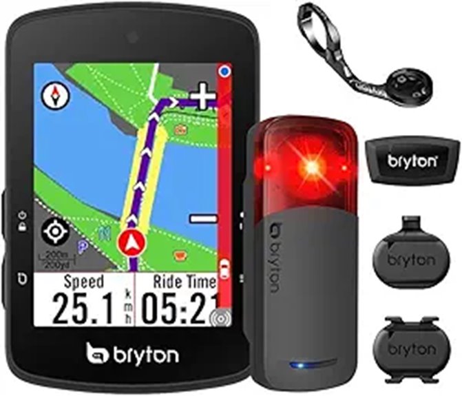 Bryton Rider S510 Bike Computer & Sensors Bundle