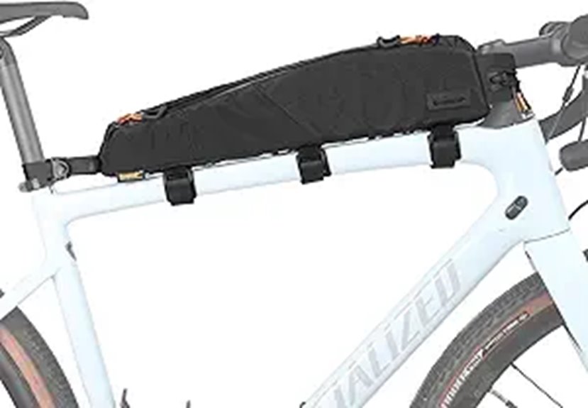 Rhinowalk Bike Frame Bag with Mesh Pockets