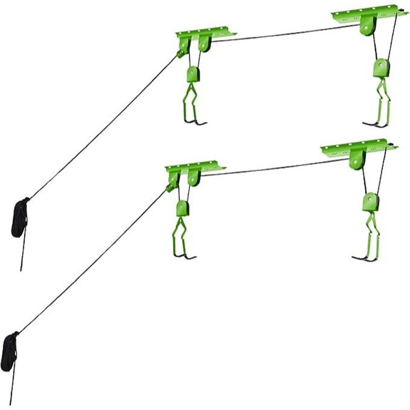Rad Sportz Bike Hanger Set with 100lb Capacity