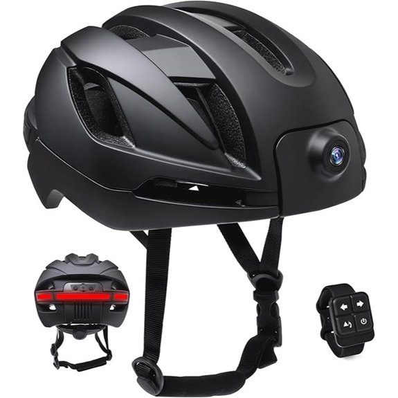 Bluetooth Bike Helmet with Camera and GPS Recording