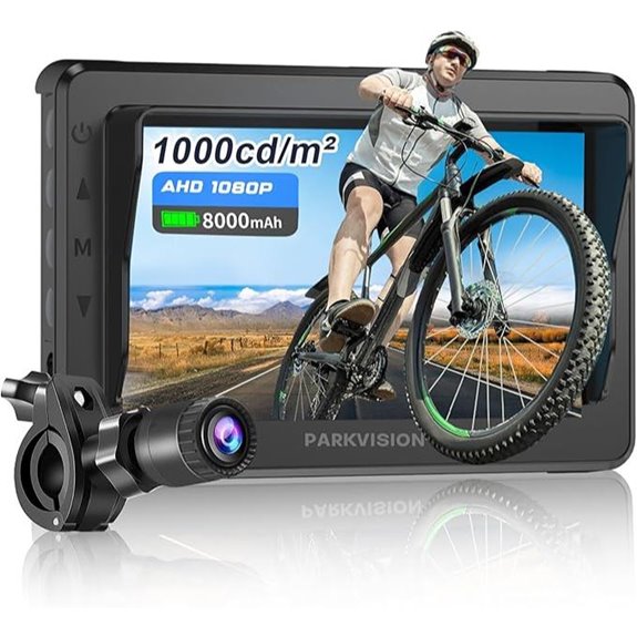 bike mirror with camera