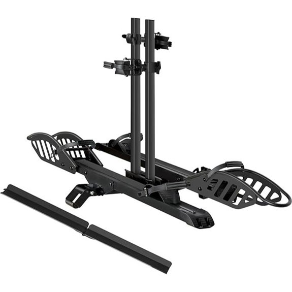E-Bike Hitch Rack with Ramp 2 Bikes 200 lbs