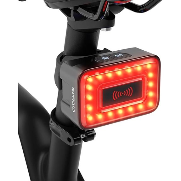 Bike Tail Light Radar with Smart Brake Warnings
