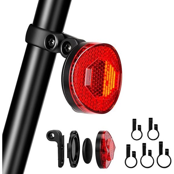 Anti-Theft Bike Reflector Mount with Airtag Tracker