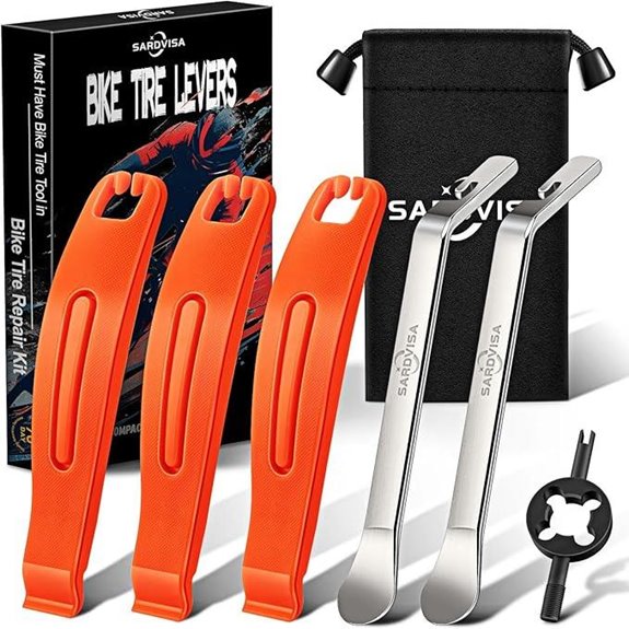Bike Tire Levers Set for Road and Mountain Bikes