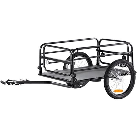 bike trailer with universal hitch