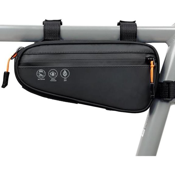 NDakter Bike Triangle Frame Bag with Pockets