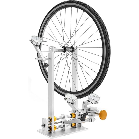 Bike Wheel Truing Stand with Gauges for Bicycle Repair