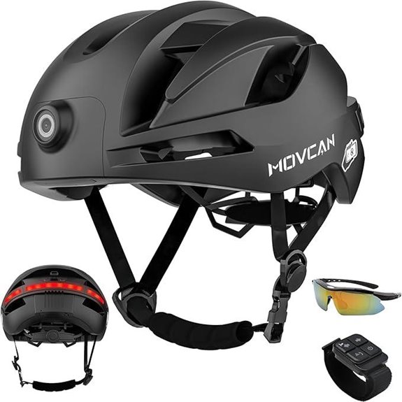 Movcan RAW3 Bluetooth Helmet with Front HD Camera