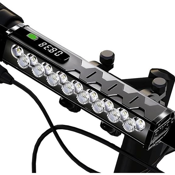 Bike Lights 17 LED 4000 Lumen Rechargeable Headlight