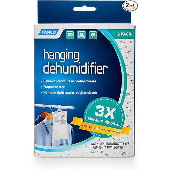 Camco 44286 Fragrance-Free Dehumidifier 2 Pack