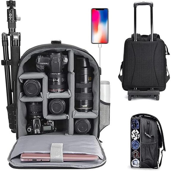 CADeN Camera Backpack for DSLR/Mirrorless Cameras