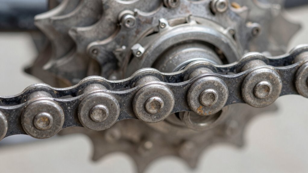 chain wear causes gear damage
