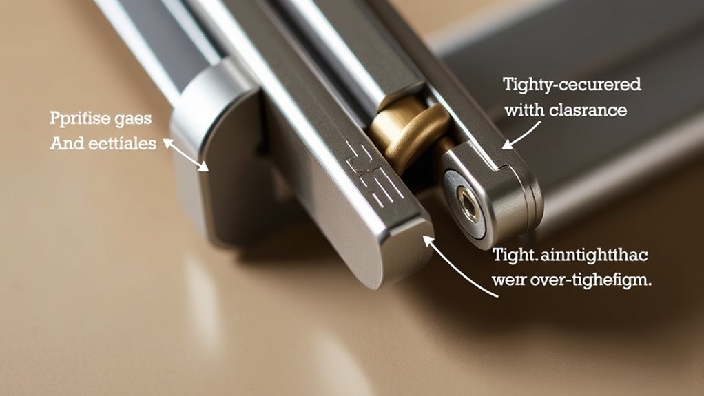 check hinge tension regularly