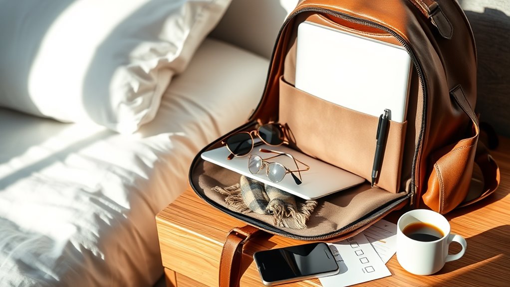 check items before waking