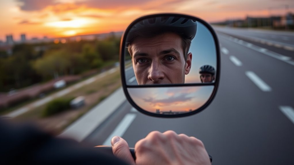 check mirrors look back