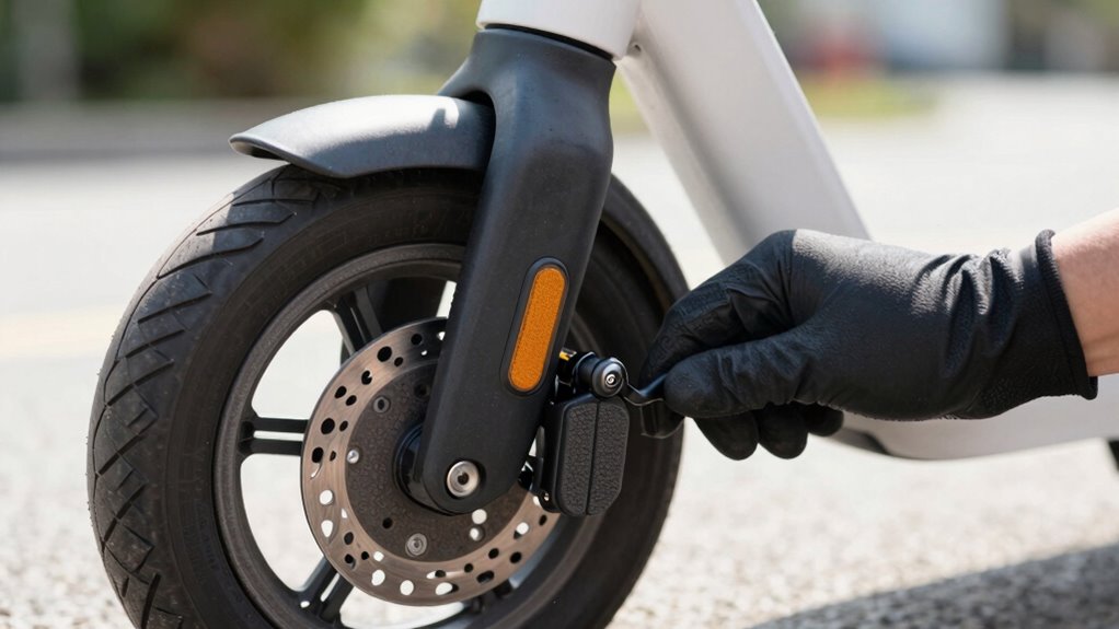 check scooter brake function