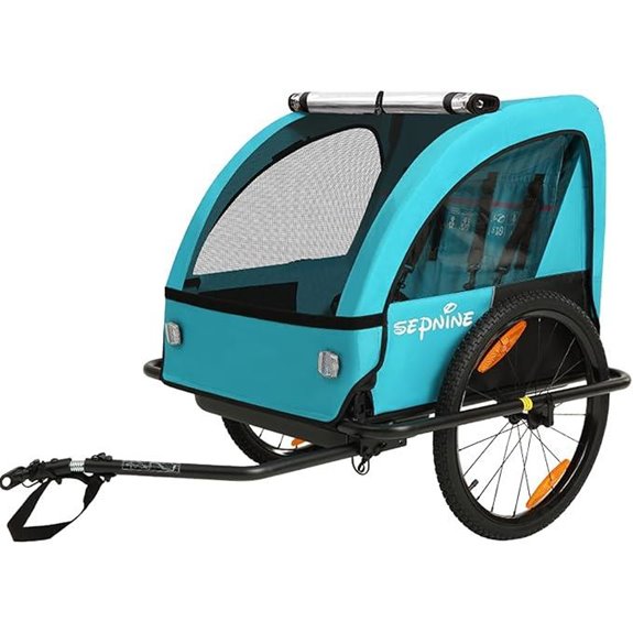 child trailer with canopy