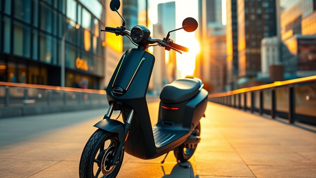comfort focused scooter features
