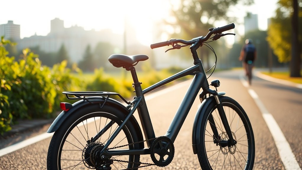 comfortable commuter e bike features
