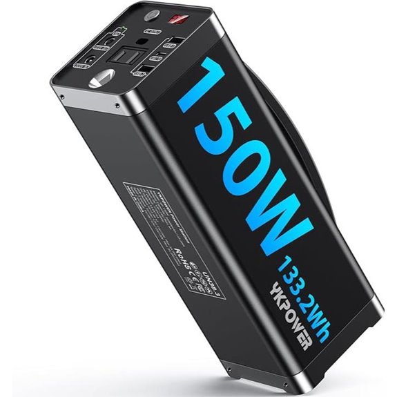 Portable 150W Power Station with Multiple Outputs