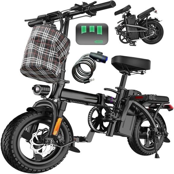 Folding Electric Bike for Adults & Teens 560W