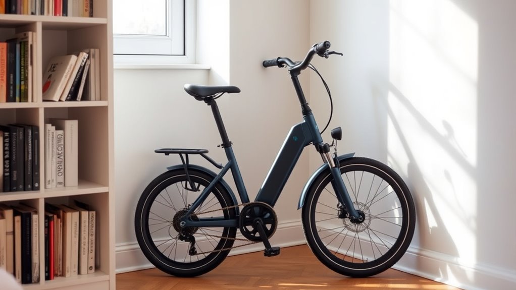 compact foldable e bike features