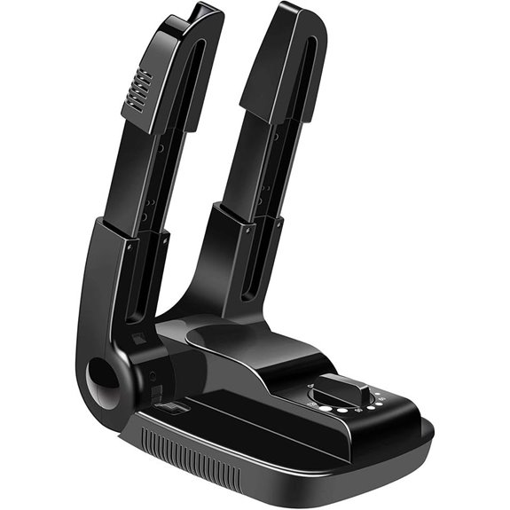 Portable Electric Shoe Dryer with Folding Rack