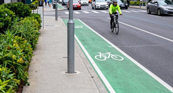 compare pedestrian and bike zones