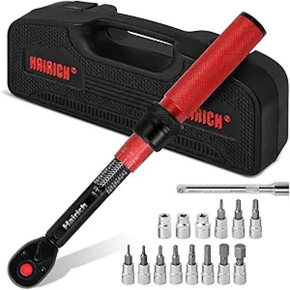 16-Piece Bike Torque Wrench Set with Extension