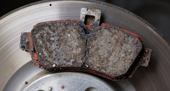 contaminated brake pads