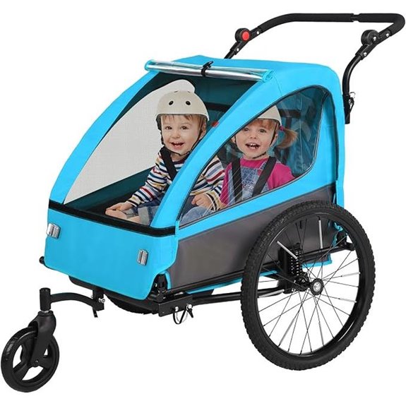convertible kids bike trailer