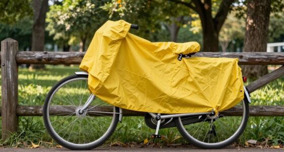 covering bike may backfire