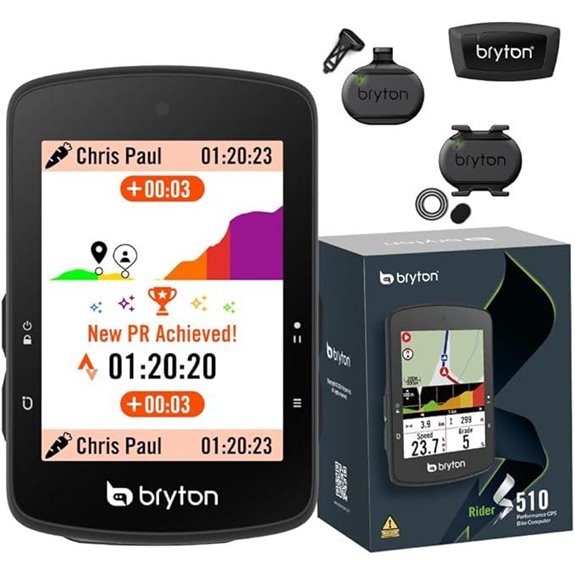 Bryton Rider S510 GPS Cycling Computer Bundle