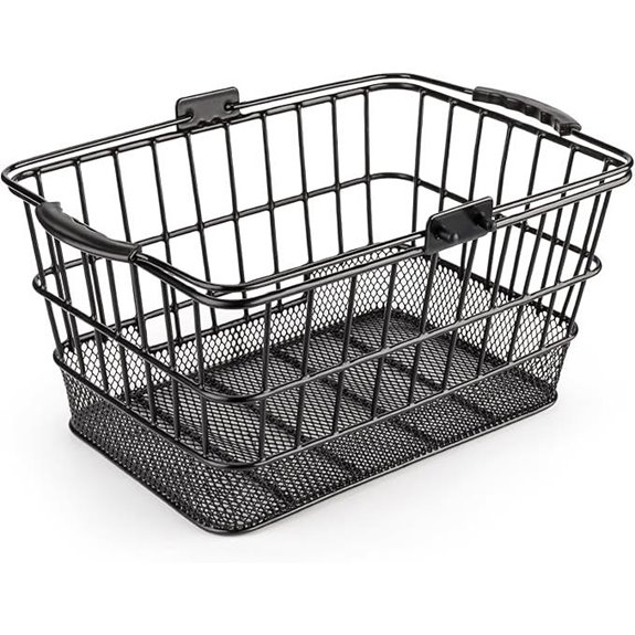 CXWXC Detachable Bicycle Front Basket for Groceries