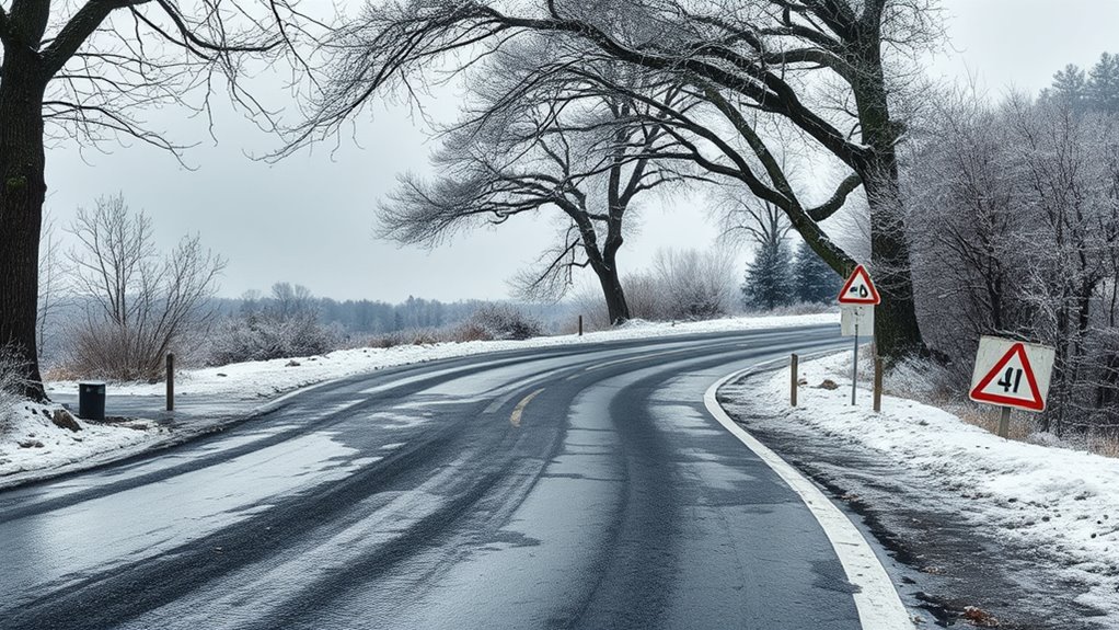 detecting black ice conditions