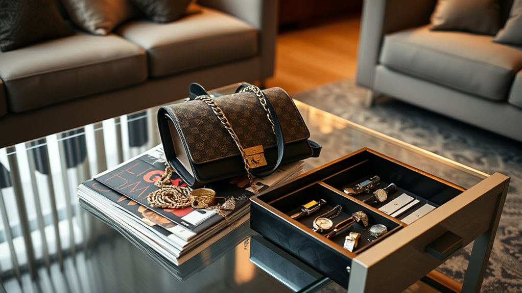 display valuables discreetly hidden