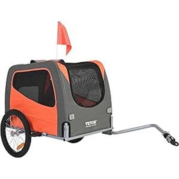 VEVOR Dog Bike Trailer for Small & Medium Dogs