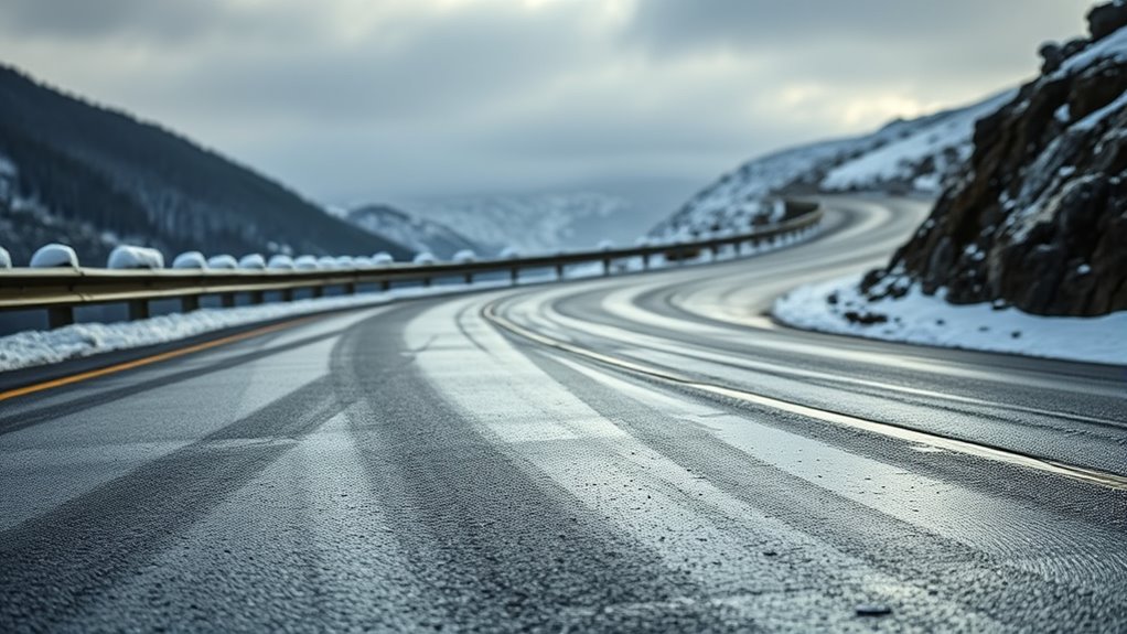 drive gently on ice