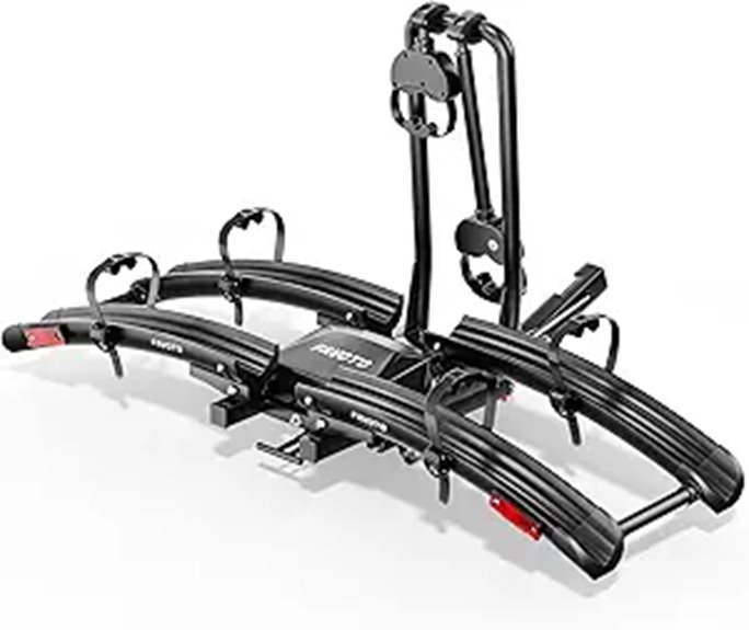 dual bike hitch rack