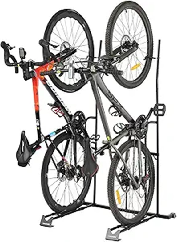 Vertical Bike Rack Stand (2-Pack) for Indoor Storage