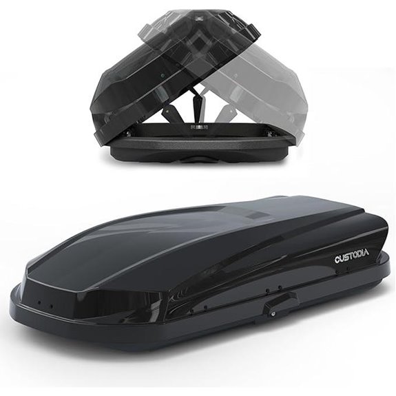 Roof Cargo Box with Dual-Side Opening 14 cu ft