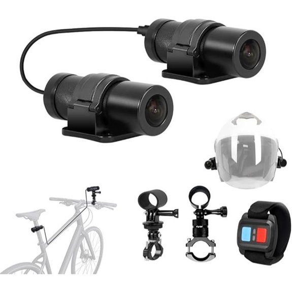VSYSTO Dual Helmet Camera with WiFi and Remote