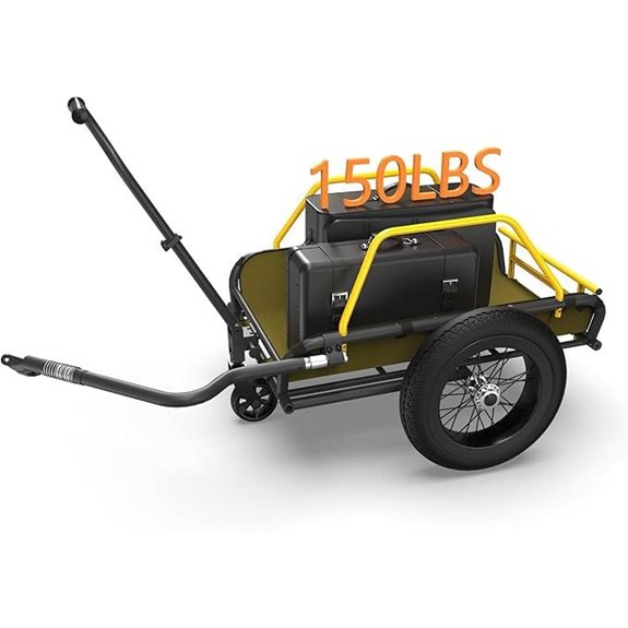 Heavy-Duty 3-in-1 Folding Bike Cargo Trailer