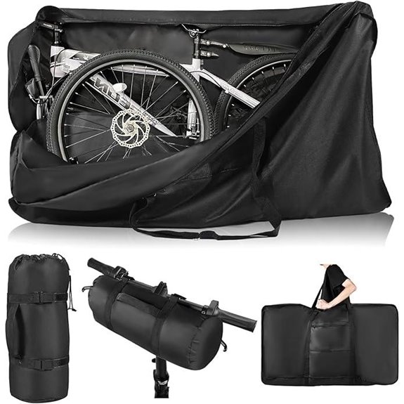 Heavy Duty Waterproof Bike Travel Bag with Carrying Case