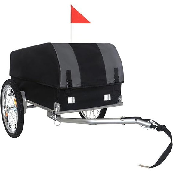 durable waterproof bike trailer
