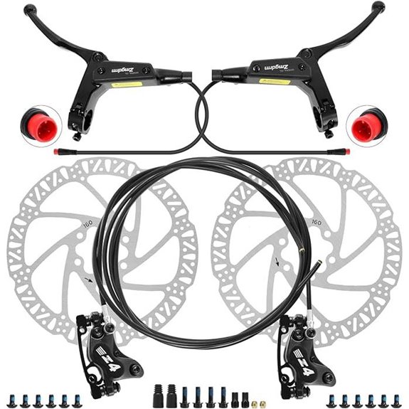 Hydraulic Disc Brake Set for E-bike (2 Rotors)