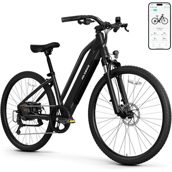 TST Electric Bike for Adults with Motor & App Control